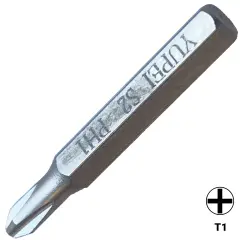 S2 Steel Screwdriver Bit (PH1)