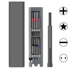 Magnetic Screwdriver Set With 28 Bits (31 in 1)