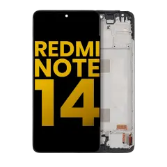 OLED Assembly With Frame Compatible For Xiaomi Redmi Note 14 4G (Refurbished) (All Colors)
