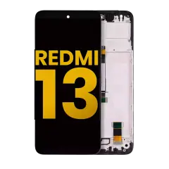 LCD Assembly With Frame Compatible For Xiaomi Redmi 13 4G / Redmi 13 5G (Refurbished) (All Colors)