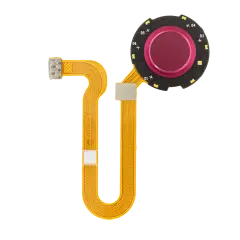 Fingerprint Reader With Flex Cable For Motorola One Hyper (XT2027-1 / 2020) (Genuine OEM) (Fresh Orchid)