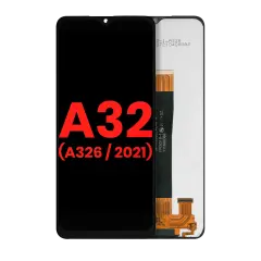 LCD Assembly Without Frame Compatible For Samsung Galaxy A32 5G (A326 / 2021) (All Models) (Aftermarket Plus) (Awesome Black)