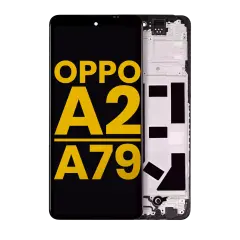 LCD Assembly With Frame Compatible For OPPO A2 5G / A79 5G (Refurbished) (All Colors)