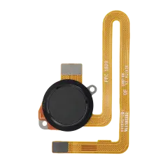 Fingerprint Reader With Flex Cable Compatible For Motorola Moto G8 Power (XT2041-1 / XT2041-3 / 2020) (Smoke Black)