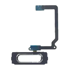 Home Button With Flex Cable Compatible For Samsung Galaxy S5 (White)