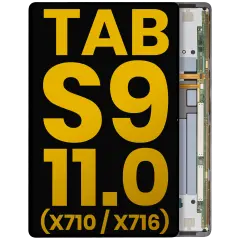 OLED Assembly Without Frame Compatible For Samsung Galaxy Tab S9 11.0" (X710 / X716) (2023) (Refurbished) (All Colors)