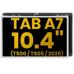 LCD Assembly Without Frame Compatible For Samsung Galaxy Tab A7 10.4" (T500 / T505 / 2020) (Refurbished) (White)
