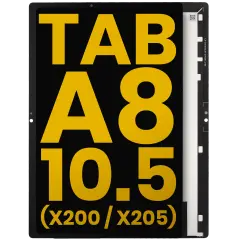 LCD Assembly Without Frame Compatible For Samsung Galaxy Tab A8 10.5" (2021) (X200 / X205) (Refurbished) (Black)