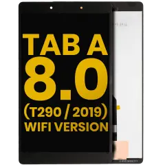 LCD Assembly Without Frame For Samsung Galaxy Tab A 8.0" (T290) (2019) (WiFi Version) (Refurbished) (Black)