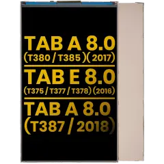 LCD Only For Samsung Galaxy Tab A 8.0" (2017) (T380 / T385) / Tab A 8.0" (2018) (T387) / Tab E 8.0" (2016) (T375 / T377 / T378) (Refurbished)