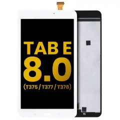 LCD Assembly Without Frame For Samsung Galaxy Tab E 8.0" (T375 / T377 / T378) (2016) (Refurbished) (White)