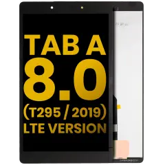 LCD Assembly Without Frame For Samsung Galaxy Tab A 8.0" (T295) (2019) (LTE Version) (Refurbished) (Black)