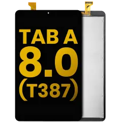 LCD Assembly Without Frame For Samsung Galaxy Tab A 8.0" (T387) (2018) (Refurbished) (Black)