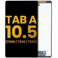 LCD Assembly Without Frame Compatible For Samsung Galaxy Tab A 10.5" (T590 T595 T597) (Refurbished) (Black)