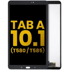 LCD Assembly Without Frame Compatible For Samsung Tab A (10.1" / 2016) (T580 / T585) (Refurbished) (Black)