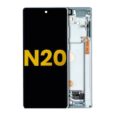 OLED Assembly With Frame Compatible For Samsung Galaxy Note 20 5G (Refurbished) (Mystic Green)
