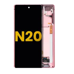 OLED Assembly With Frame Compatible For Samsung Galaxy Note 20 5G (Refurbished) (Mystic Bronze)