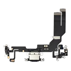 Charging Port Flex Cable With Board Compatible For iPhone 16e (Genuine OEM) (Black)