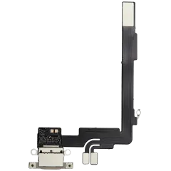 Charging Port Flex Cable With Board Compatible For iPhone 16 Pro Max (Genuine OEM) (Natural Titanium)
