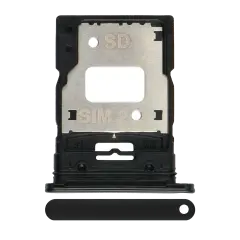 Dual Sim Card Tray Compatible For Xiaomi Mi 11 Lite (Boba Black)
