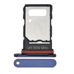 Dual Sim Card Tray Compatible For Motorola Moto G200 5G (XT2175 / 2022) (Stellar Blue)