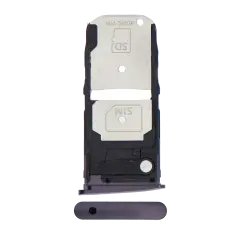 Single Sim Card Tray For Motorola Moto Z4 (XT1980 / 2019) (Purple)