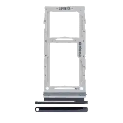 Dual Sim Card Tray Compatible For Samsung Galaxy A90 5G (A908 / 2019) (Black)