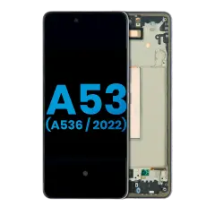 LCD Assembly With Frame Compatible For Samsung Galaxy A53 5G (A536 / 2022) (Without Finger Print Sensor) (Aftermarket: Incell) (Black)