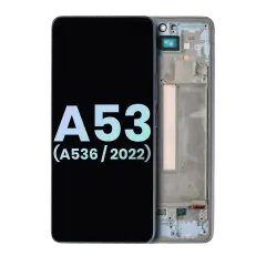 OLED Assembly With Frame For Samsung Galaxy A53 5G (A536 / 2022) (Service Pack) (Blue)