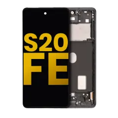 OLED Assembly With Frame Compatible For Samsung Galaxy S20 FE 4G / 5G (Refurbished) (Cloud Navy)