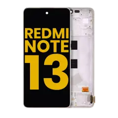 OLED Assembly With Frame Compatible For Xiaomi Redmi Note 13 4G (Refurbished) (Ocean Sunset)