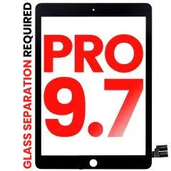 Digitizer Compatible For iPad Pro 9.7" (Glass Separation Required) (Aftermarket Plus) (Black)