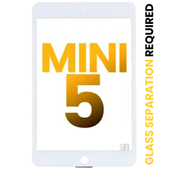 Digitizer Compatible For iPad Mini 5 (Glass Separation Required) (Premium) (White)