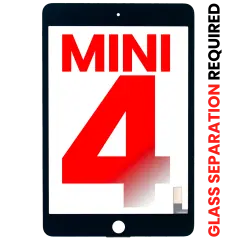 Digitizer Compatible For iPad Mini 4 (Glass Separation Required) (Aftermarket Plus) (Black)