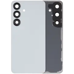 Back Cover Glass With Camera Lens Compatible For Samsung Galaxy S25 5G (No Logo) (Aftermarket Plus) (Icy Blue)