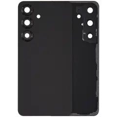 Back Cover Glass With Camera Lens For Samsung Galaxy S25 5G (No Logo) (Aftermarket Plus) (Blue Black)