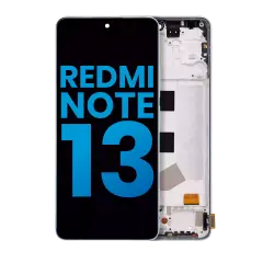 LCD Assembly With Frame Compatible For Xiaomi Redmi Note 13 4G  (Aftermarket: Incell) (Ice Blue)