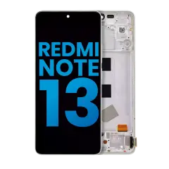 LCD Assembly With Frame Compatible For Xiaomi Redmi Note 13 4G  (Aftermarket: Incell) (Mint Green)
