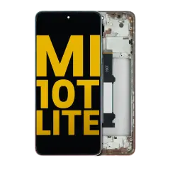 LCD Assembly With Frame Compatible For Xiaomi Mi 10T Lite 5G (Refurbished) (Rose Gold Beach)