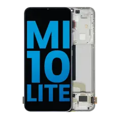 LCD Assembly With Frame For Xiaomi Mi 10 Lite 5G (Aftermarket: Incell) (Dream White)