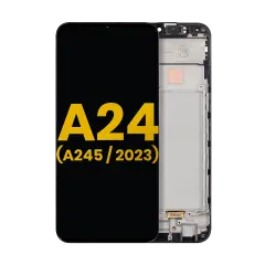 OLED Assembly With Frame Compatible For Samsung Galaxy A24 4G (A245 / 2023) (Refurbished) (All Colors)
