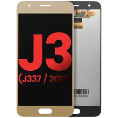 LCD Assembly Without Frame Compatible For Samsung Galaxy J3 Star / Aura / Amp Prime 3 (J337 / 2018) (Aftermarket Plus) (Gold)