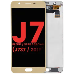 LCD Assembly Without Frame Compatible For Samsung Galaxy J7 Refine / Star / Crown (J737 / 2018) (Aftermarket Plus) (Gold)