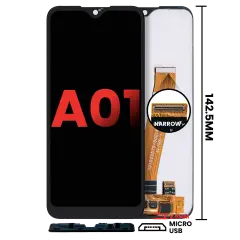 LCD Assembly Without Frame Compatible For Samsung Galaxy A01 4G (A015 / 2020) (Global Model) (Micro USB Frame) (Aftermarket Plus) (All Colors)