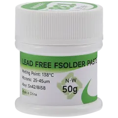 138℃ Lead-free Low Temperature Solder Paste (50g) (XZZ)