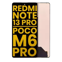 OLED Assembly Without Frame Compatible For Xiaomi Redmi Note 13 Pro 4G / Xiaomi Poco M6 Pro 4G (Refurbished) (All Colors)