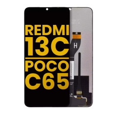 LCD Assembly Without Frame Compatible For Xiaomi Redmi 13C 4G / Xiaomi Poco C65 (Refurbished) (All Colors)