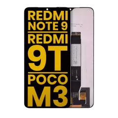 LCD Assembly Without Frame Compatible For Xiaomi Redmi Note 9 4G / Redmi 9T / Poco M3 (Refurbished) (All Colors)