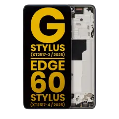 OLED Assembly With Frame Compatible For Motorola Moto G Stylus 5G (XT2517-3 / 2025) / Motorola Moto Edge 60 Stylus (XT2517-4 / 2025) (Refurbished) (Gibraltar Sea)
