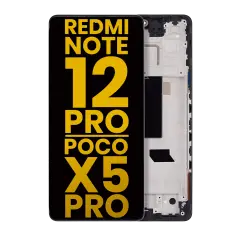 OLED Assembly With Frame Compatible For Xiaomi Redmi Note 12 Pro 5G / Xiaomi Poco X5 Pro (Refurbished) (All Colors)